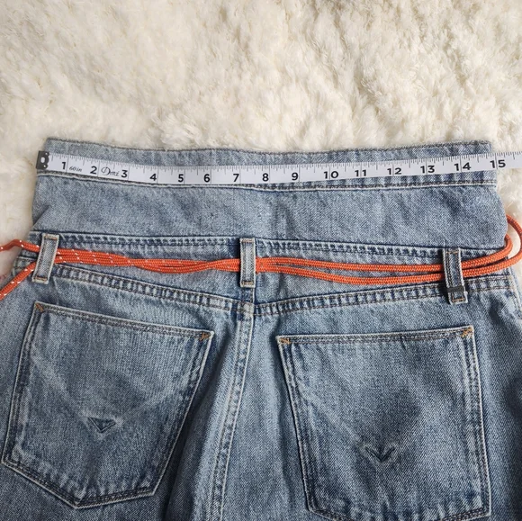 Hudson Stylish Blue Jeans with Orange Accents - Picture 7 of 8